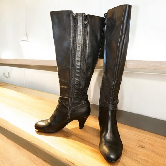 Women's Naturalizer Lyla Boots~ High Heeled~ 8M~ Black (E) - Picture 2 of 6